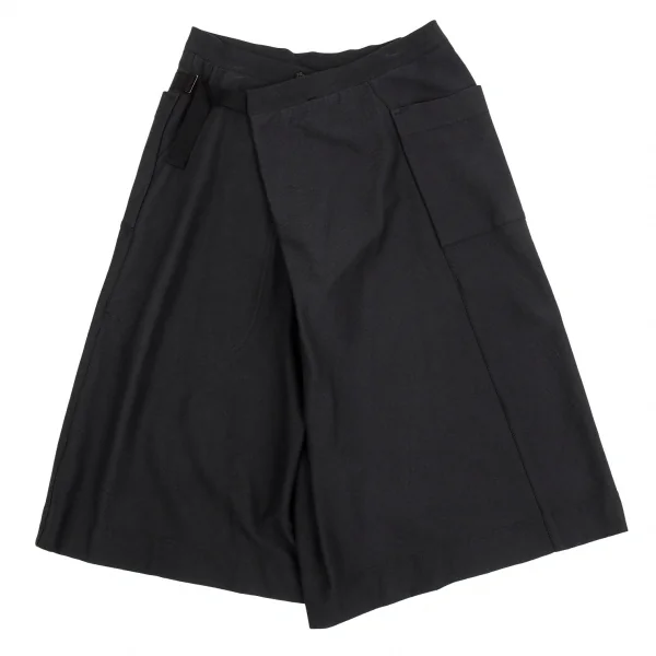 ワイズY's ビッグポケットハーフラップサルエルパンツ チャコール2 K-91647_001