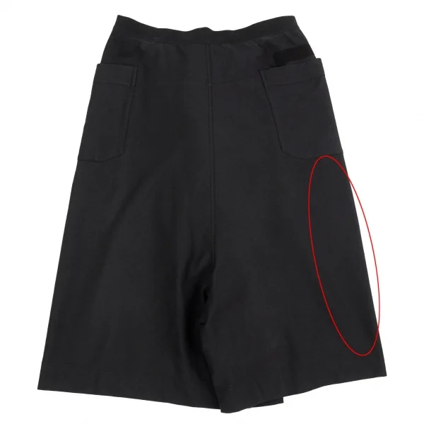 ワイズY's ビッグポケットハーフラップサルエルパンツ チャコール2 K-91647_010