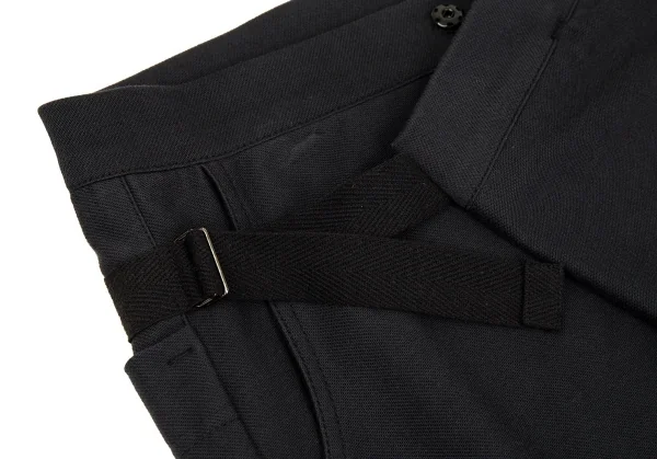 ワイズY's ビッグポケットハーフラップサルエルパンツ チャコール2 K-91647_003