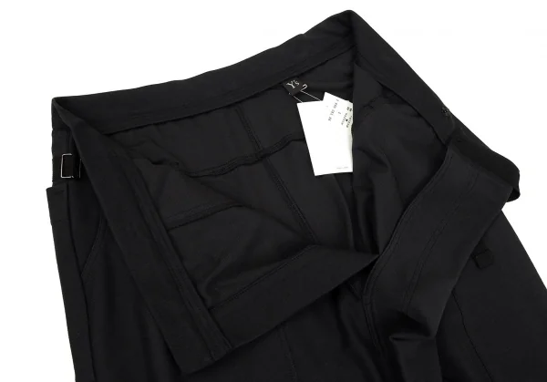 ワイズY's ビッグポケットハーフラップサルエルパンツ チャコール2 K-91647_005