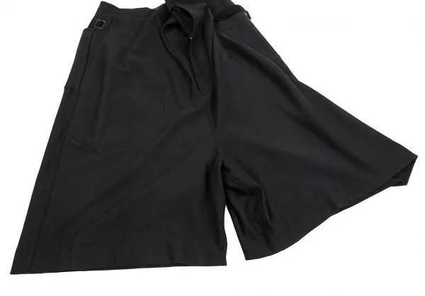 ワイズY's ビッグポケットハーフラップサルエルパンツ チャコール2 K-91647_008