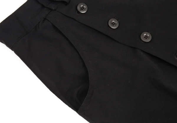 Y's Cotton Rayon Double Button Skirt K-91649_007