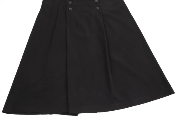 Y's Cotton Rayon Double Button Skirt K-91649_008
