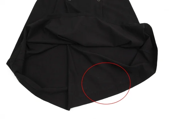 Y's Cotton Rayon Double Button Skirt K-91649_009