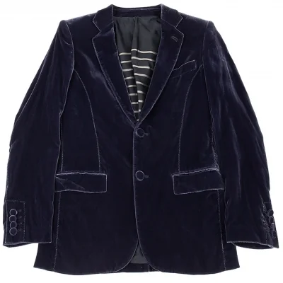 ジャンポールゴルチエJean Paul GAULTIER ベロアテーラードジャケット