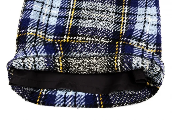 ケイタマルヤマKEITA MARUYAMA タータンチェックツイードコンビネゾン 青黒他M K-91690_010