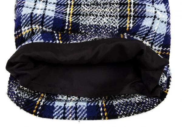 ケイタマルヤマKEITA MARUYAMA タータンチェックツイードコンビネゾン 青黒他M K-91690_011