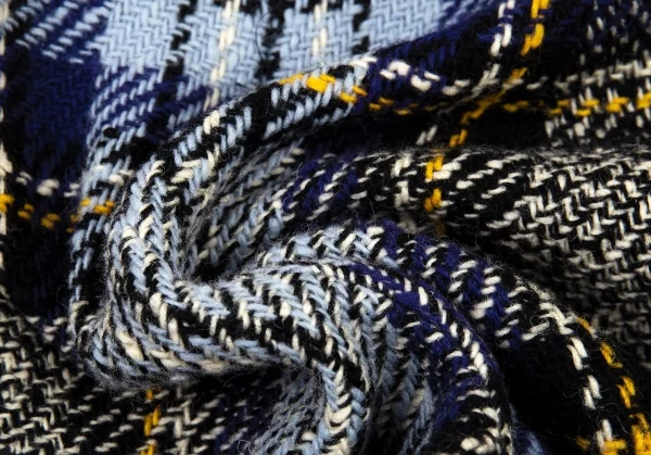 ケイタマルヤマKEITA MARUYAMA タータンチェックツイードコンビネゾン 青黒他M K-91690_014