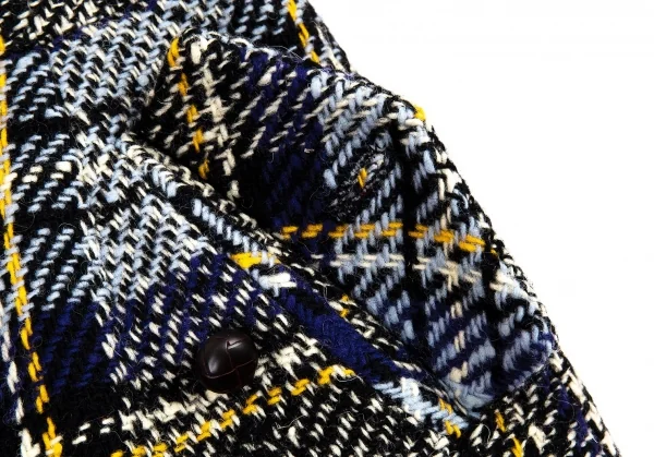 ケイタマルヤマKEITA MARUYAMA タータンチェックツイードコンビネゾン 青黒他M K-91690_008