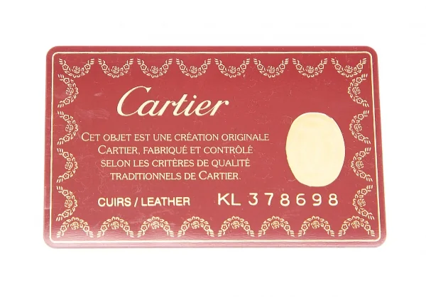 カルティエCartier トリニティ メタルハンドルレザーハンドバッグ 黒 K-91706_016