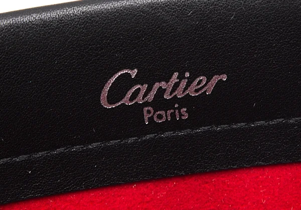 カルティエCartier トリニティ メタルハンドルレザーハンドバッグ 黒 K-91706_019