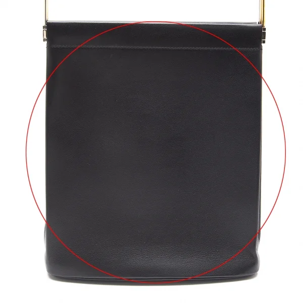 カルティエCartier トリニティ メタルハンドルレザーハンドバッグ 黒 K-91706_002