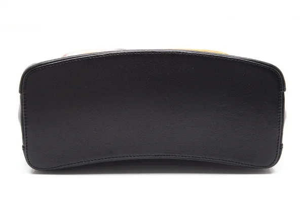 カルティエCartier トリニティ メタルハンドルレザーハンドバッグ 黒 K-91706_009