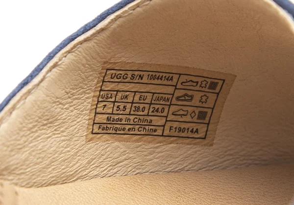 アグUGG デルマーウーブンDELMAR WOVERN ジュートウェッジソールサンダル インディゴ24 K-91710_011