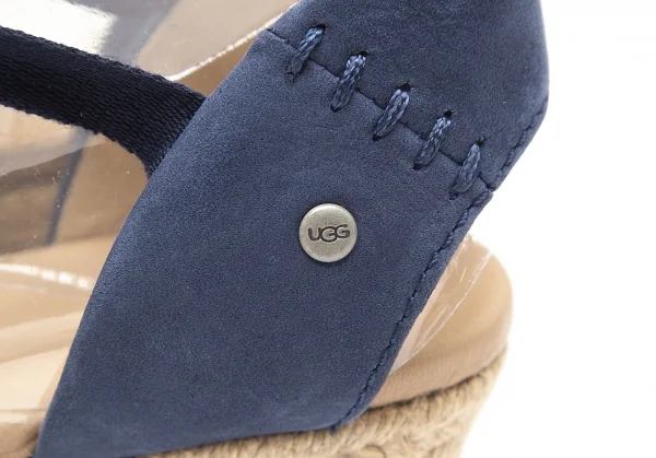 アグUGG デルマーウーブンDELMAR WOVERN ジュートウェッジソールサンダル インディゴ24 K-91710_004