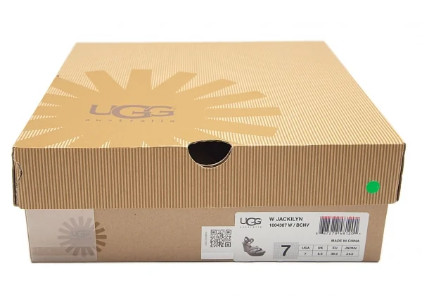 アグUGG ジャッキリンJACKILYN ジュートウェッジソールサンダル クリーム24 K-91711_014