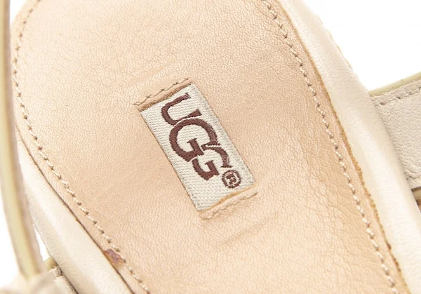 アグUGG ジャッキリンJACKILYN ジュートウェッジソールサンダル クリーム24 K-91711_016
