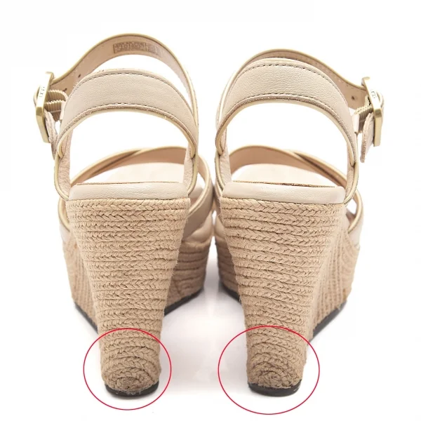 アグUGG ジャッキリンJACKILYN ジュートウェッジソールサンダル クリーム24 K-91711_004