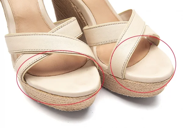 アグUGG ジャッキリンJACKILYN ジュートウェッジソールサンダル クリーム24 K-91711_008