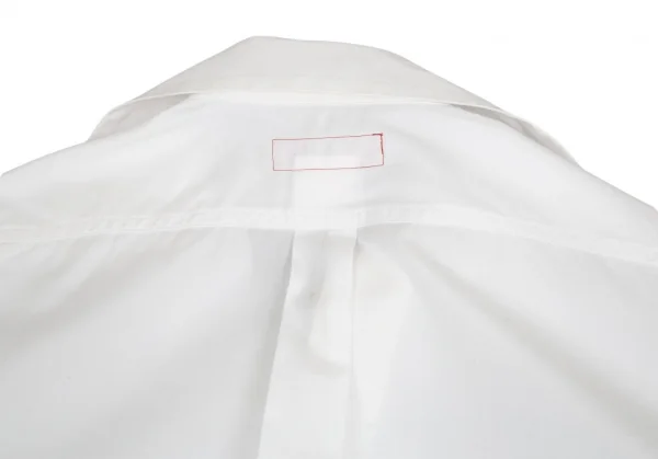 ワイズY's アシンメトリーカッティングデザインシャツ 白3 K-91762_013
