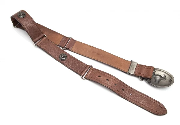 ジャンポールゴルチエJean Paul GAULTIER ミノタウロスコンチョレザーベルト 茶 K-92021_005