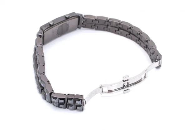 ジャンポールゴルチエJean Paul GAULTIER ストーンブレスレットウォッチ 腕時計 黒 K-92025_006