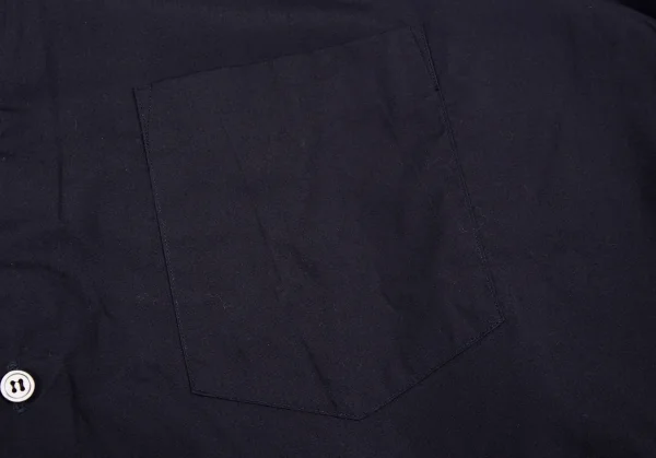 コムデギャルソン オムCOMME des GARCONS HOMME PVCカラーコットンシャツ 濃紺M位 K-92075_005
