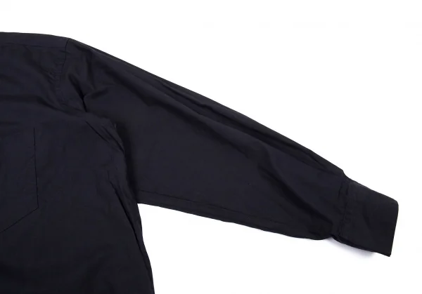 コムデギャルソン オムCOMME des GARCONS HOMME PVCカラーコットンシャツ 濃紺M位 K-92075_006