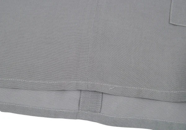 ヨウジヤマモト ファムYohji Yamamoto FEMME タートルショートポンチョ グレーS K-92108_010