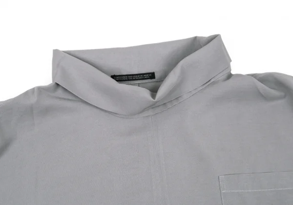 ヨウジヤマモト ファムYohji Yamamoto FEMME タートルショートポンチョ グレーS K-92108_003