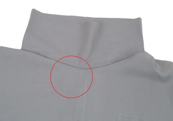 ヨウジヤマモト ファムYohji Yamamoto FEMME タートルショートポンチョ グレーS K-92108_004