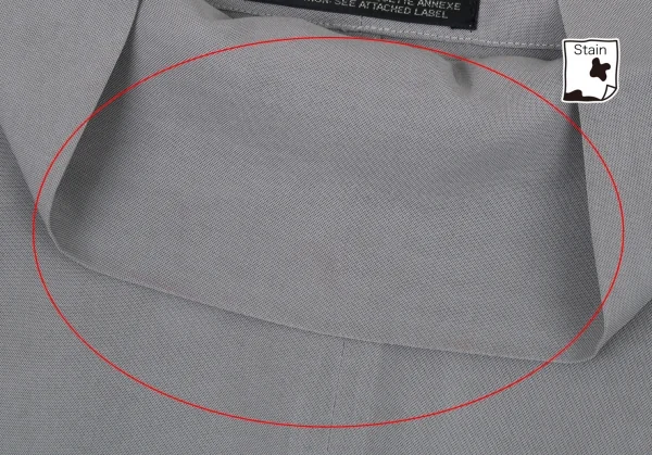 ヨウジヤマモト ファムYohji Yamamoto FEMME タートルショートポンチョ グレーS K-92108_007