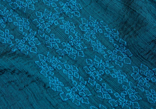 イッセイミヤケ ミーISSEY MIYAKE me スクエア刺繍消しプリーツスカート 水色F K-92170_005