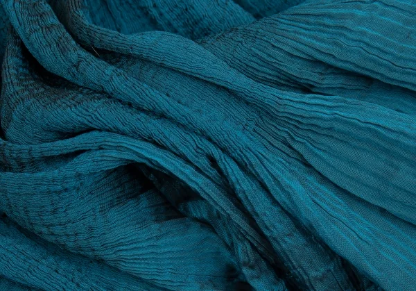 イッセイミヤケ ミーISSEY MIYAKE me スクエア刺繍プリーツセットアップ 水色F K-92171_018