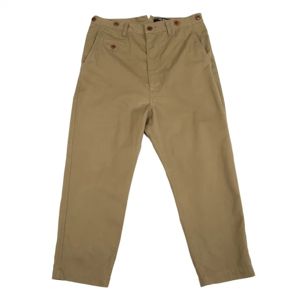 ジュンヤワタナベ コムデギャルソンJUNYA WATANABE COMME des GARCONS コットンシンチバックサルエルパンツ カーキS K-92217_002