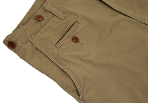 ジュンヤワタナベ コムデギャルソンJUNYA WATANABE COMME des GARCONS コットンシンチバックサルエルパンツ カーキS K-92217_007