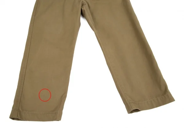 ジュンヤワタナベ コムデギャルソンJUNYA WATANABE COMME des GARCONS コットンシンチバックサルエルパンツ カーキS K-92217_008