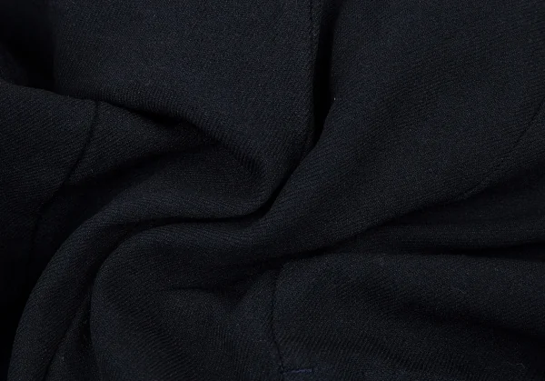 ローブドシャンブル コムデギャルソンrobe de chambre COMME des GARCONS ポリ縮絨波カットライダースジャケット 紺L K-92231_017