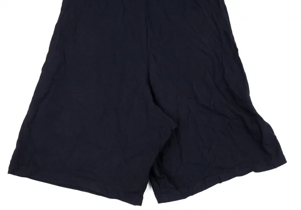 ローブドシャンブル コムデギャルソンrobe de chambre COMME des GARCONSポリ縮絨ペンギンサルエルパンツ 紺M K-92238_012