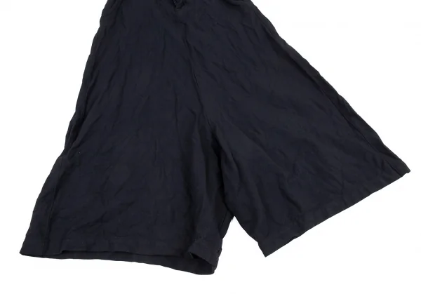 ローブドシャンブル コムデギャルソンrobe de chambre COMME des GARCONSポリ縮絨ペンギンサルエルパンツ 紺M K-92238_008