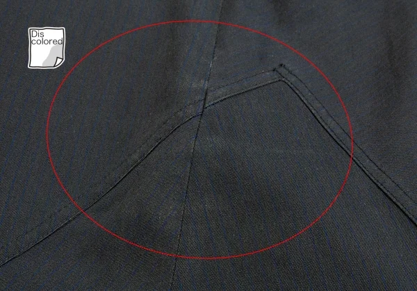 イッセイミヤケISSEY MIYAKE ストレッチコットンストライプ切替デザインスカート グレー青3 K-92253_012