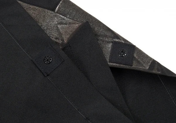 イッセイミヤケISSEY MIYAKE 132 5. 箔プリントデザインノースリーブ 黒S位 K-92266_011