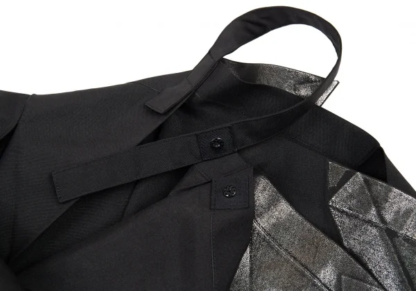 イッセイミヤケISSEY MIYAKE 132 5. 箔プリントデザインノースリーブ 黒S位 K-92266_008