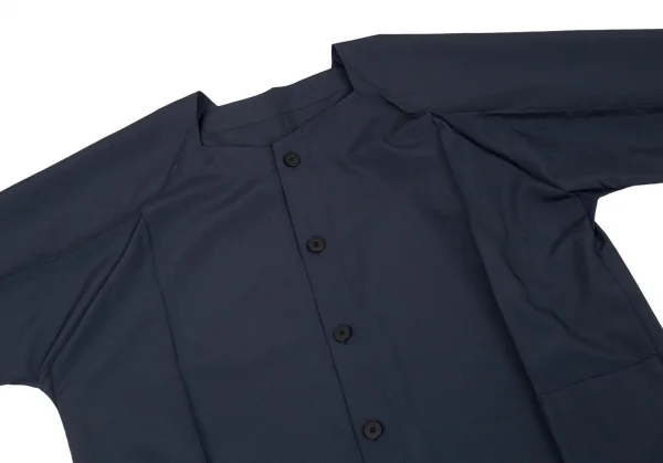 イッセイミヤケISSEY MIYAKE 132 5. ドルマンワイド長袖シャツ 濃紺L位 K-92270_003