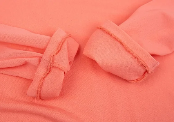 ヨウジヤマモト ファムYohji Yamamoto FEMME ストレッチナイロンカットソー サーモンピンク3 K-92359_011