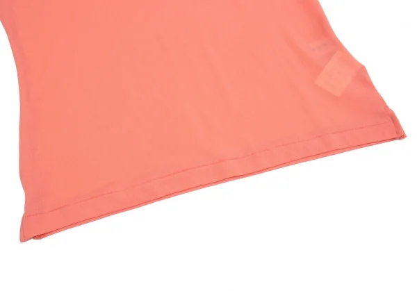 ヨウジヤマモト ファムYohji Yamamoto FEMME ストレッチナイロンカットソー サーモンピンク3 K-92359_012