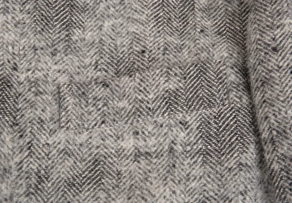 ヨウジヤマモト プールオムYohji Yamamoto POUR HOMME スクラッチヘリンボーンジャケット 白グレー3 K-92361_005