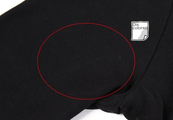 ヨウジヤマモト ファムYohji Yamamoto FEMMEコットンネックデザインボタンレスカーディガン 黒M K-92435_006