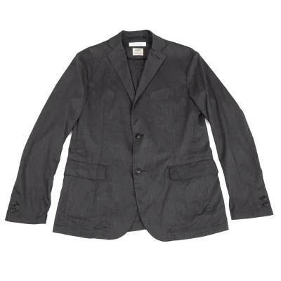 ビューティーアンドユース ユナイテッドアローズBEAUTY & YOUTH UNITED ARROWS 東レRIRANCHAファブリックストレッチ2Bジャケット グレー