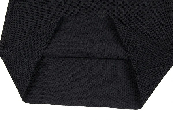 シャネルCHANEL ジグザグニット切替ノースリーブワンピース 黒34 K-92490_011